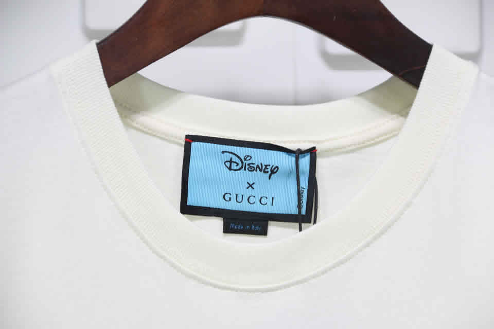 Disney Gucci Donald Duck Embroidery T Shirt 7 - kickbulk.co