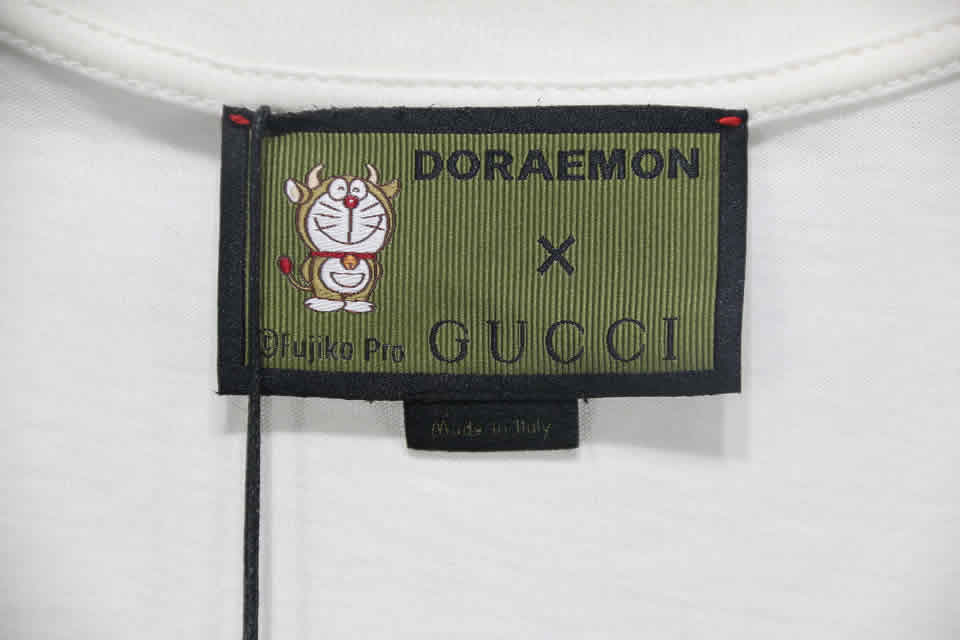 Gucci Doraemon T Shirt Embroidery Pure Cotton 10 - kickbulk.co