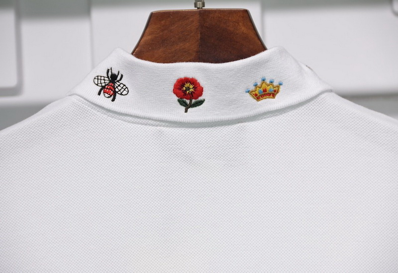 Gucci Rose Embroidery Polo Pure Cotton 7 - kickbulk.co