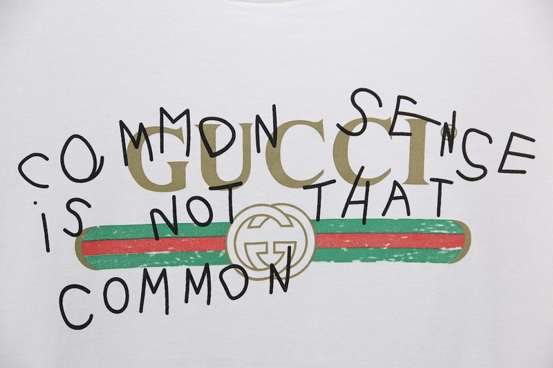 Gucci T Shirt Signature Graffiti Pure Cotton White Black 17 - kickbulk.co