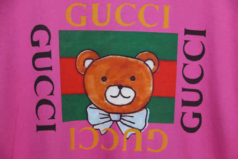 Gucci Teddy Bear T Shirt Embroidery Pure Cotton 13 - kickbulk.co