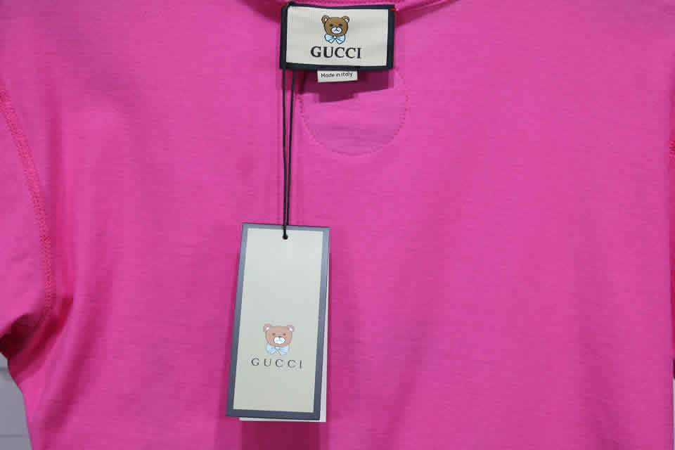 Gucci Teddy Bear T Shirt Embroidery Pure Cotton 15 - kickbulk.co