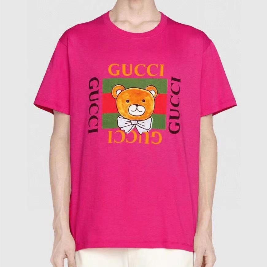 Gucci Teddy Bear T Shirt Embroidery Pure Cotton 3 - kickbulk.co