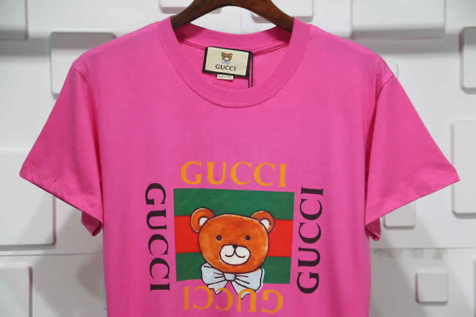 Gucci Teddy Bear T Shirt Embroidery Pure Cotton 7 - kickbulk.co