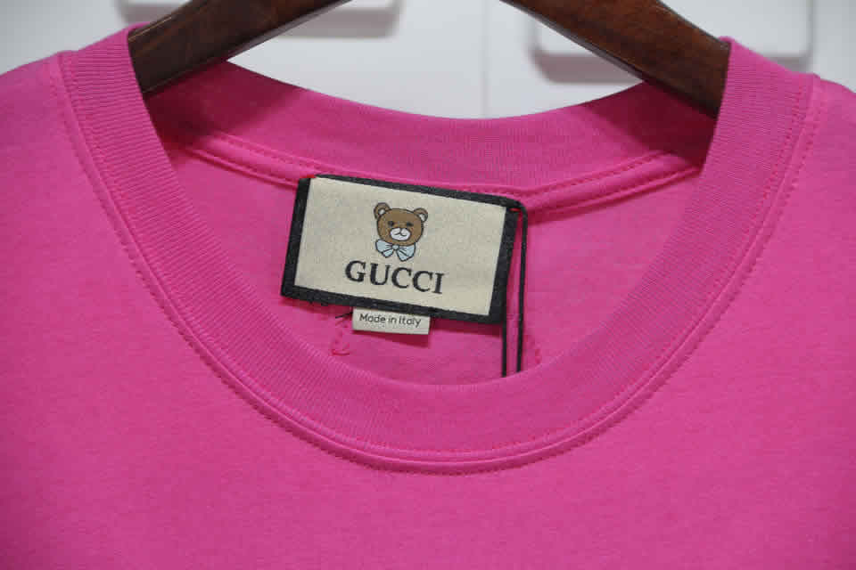 Gucci Teddy Bear T Shirt Embroidery Pure Cotton 9 - kickbulk.co