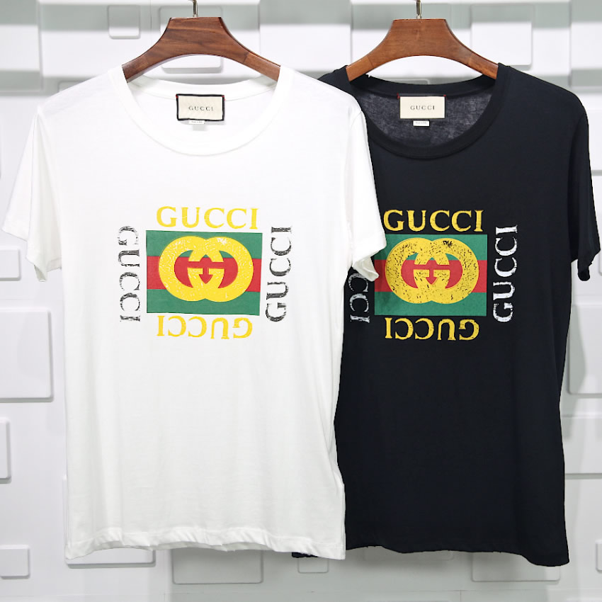 Gucci T Shirt Printing Classic Square Logo Pure Cotton 1 - kickbulk.co