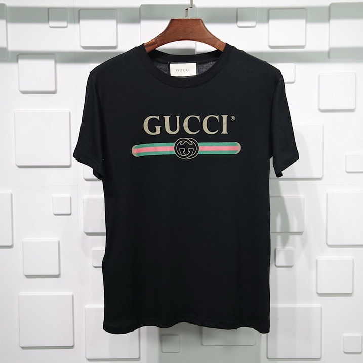 Gucci brown Color Crossbar T Shirt Pure Cotton 3 - www.kickbulk.co