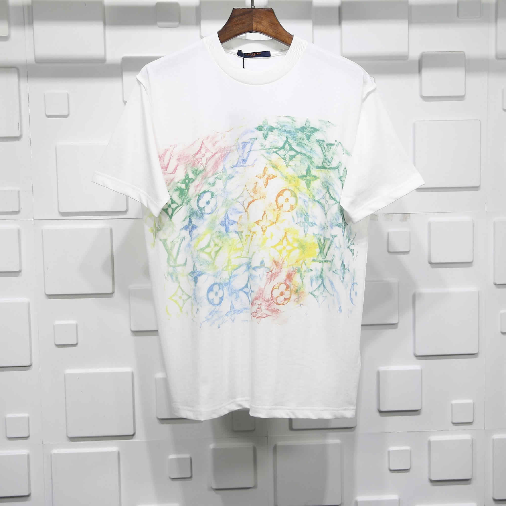 Louis Vuitton Crayon Doodle T Shirt 1 - kickbulk.co