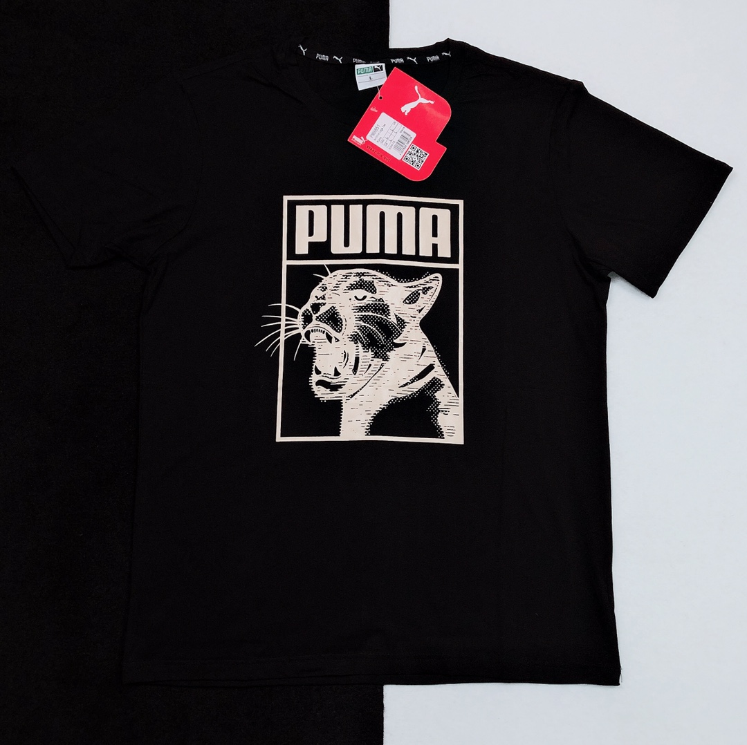 Puma Short Sleeve T Shirt Round Neck Pure Cotton Ls20612371x85 2 - kickbulk.co