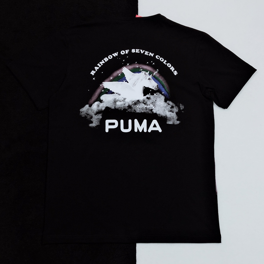 Puma T Shirt Couple Short Sleeve Round Neck Purecotton Ls321321x90 5 - kickbulk.co