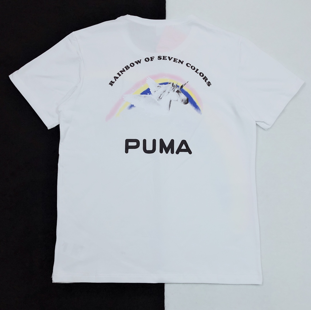 Puma T Shirt Couple Short Sleeve Round Neck Purecotton Ls321321x90 7 - kickbulk.co
