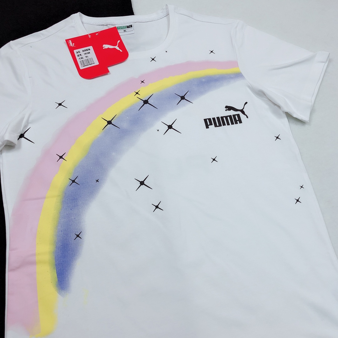 Puma T Shirt Couple Short Sleeve Round Neck Purecotton Ls321321x90 8 - kickbulk.co
