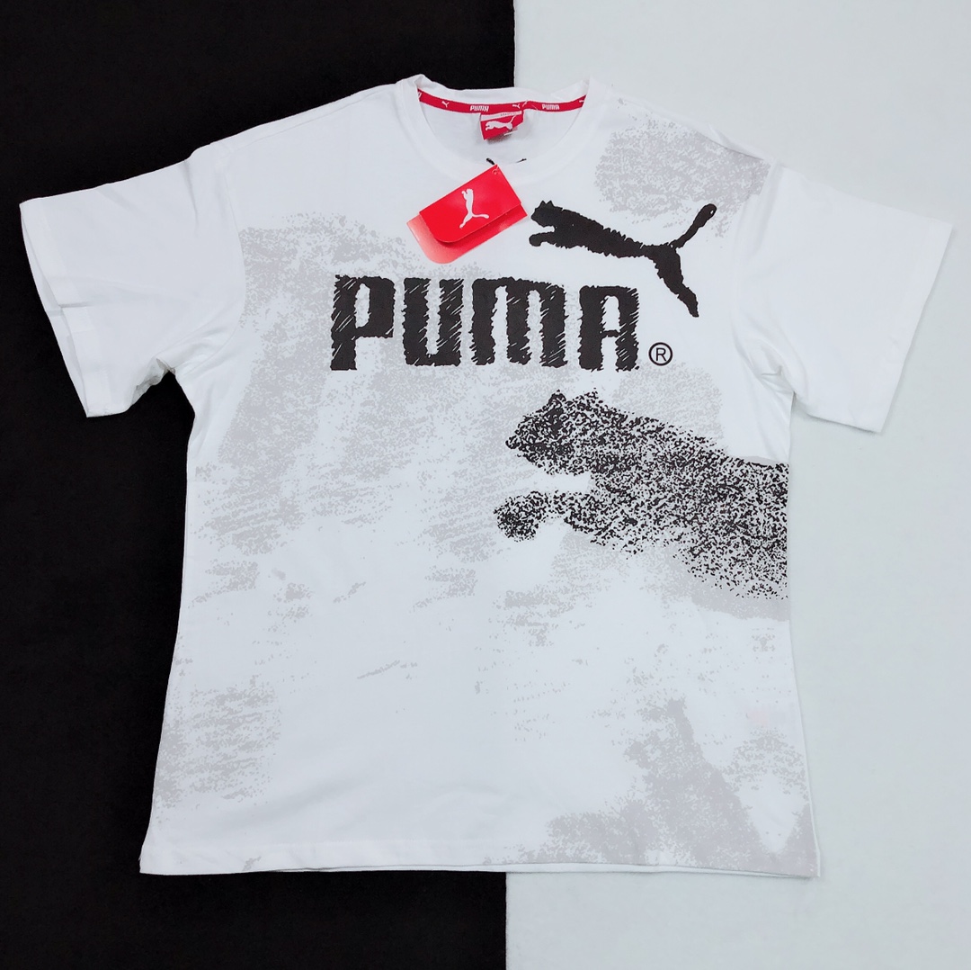Puma Short Sleeve T Shirt Round Neck Pure Cotton Ls32321x85 3 - kickbulk.co