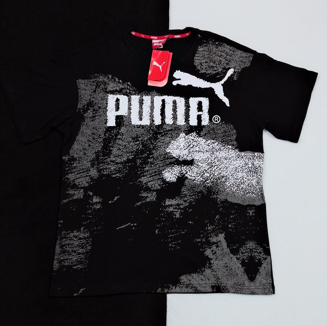 Puma Short Sleeve T Shirt Round Neck Pure Cotton Ls32321x85 7 - kickbulk.co