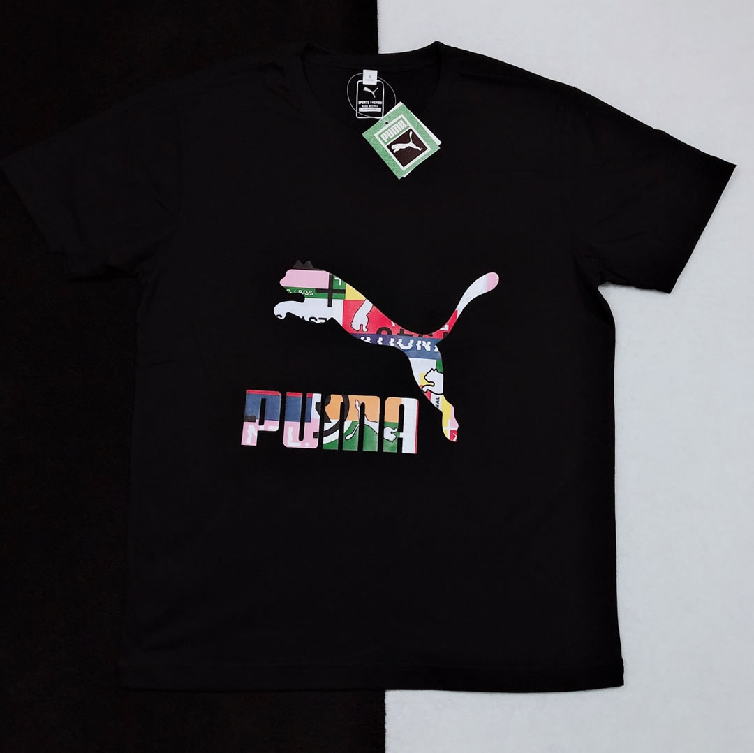 Puma Short Sleeve T Shirt Round Neck Pure Cotton Ls32541x85 5 - kickbulk.co