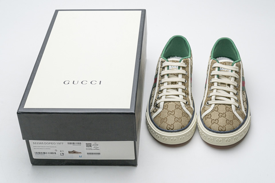 Gucci Brown Double G Sneakers 553385dopeo1977 7 - kickbulk.co