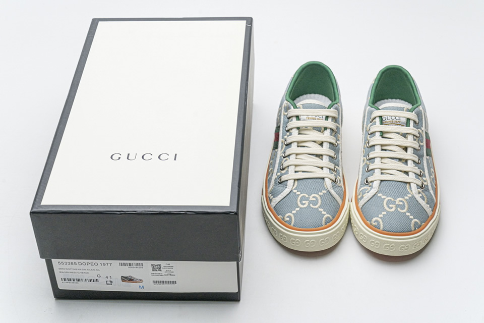 Gucci Light Blue Double G Sneakers 553385dopeo1977 4 - kickbulk.co