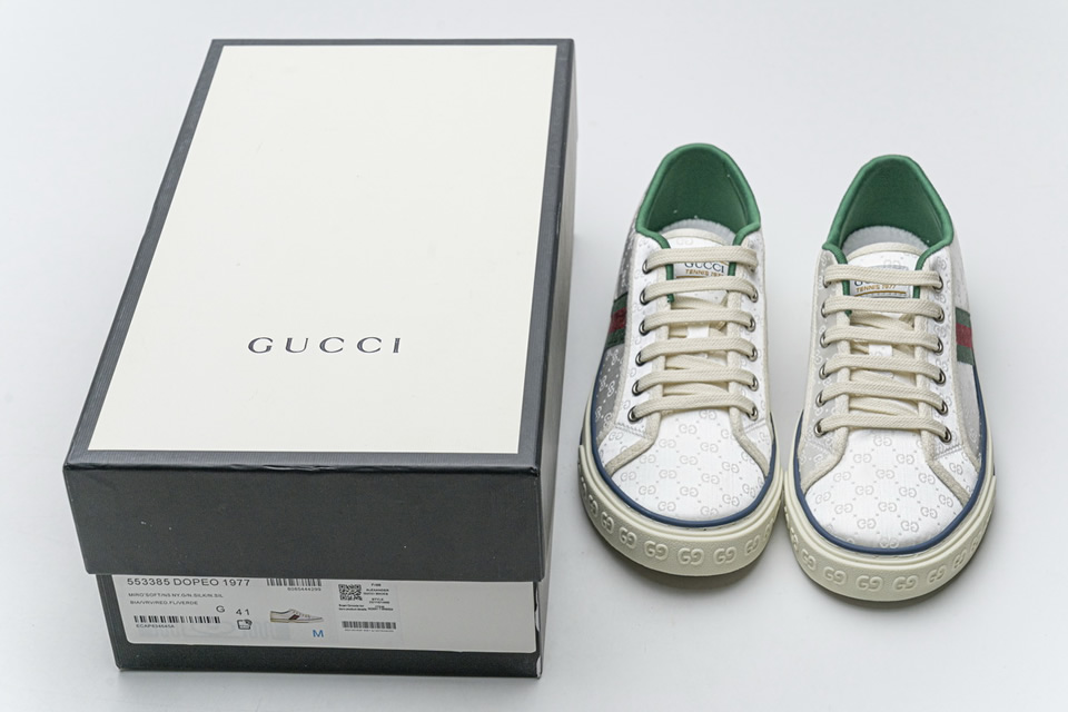 Gucci White Silk Sneakers 553385dopeo1977 6 - kickbulk.co