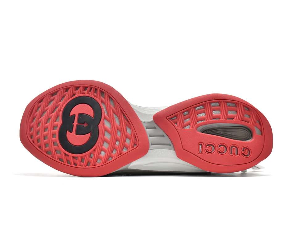 Gucci Run Sneakers Grey Red 680900 Uf310 1270 5 - kickbulk.co