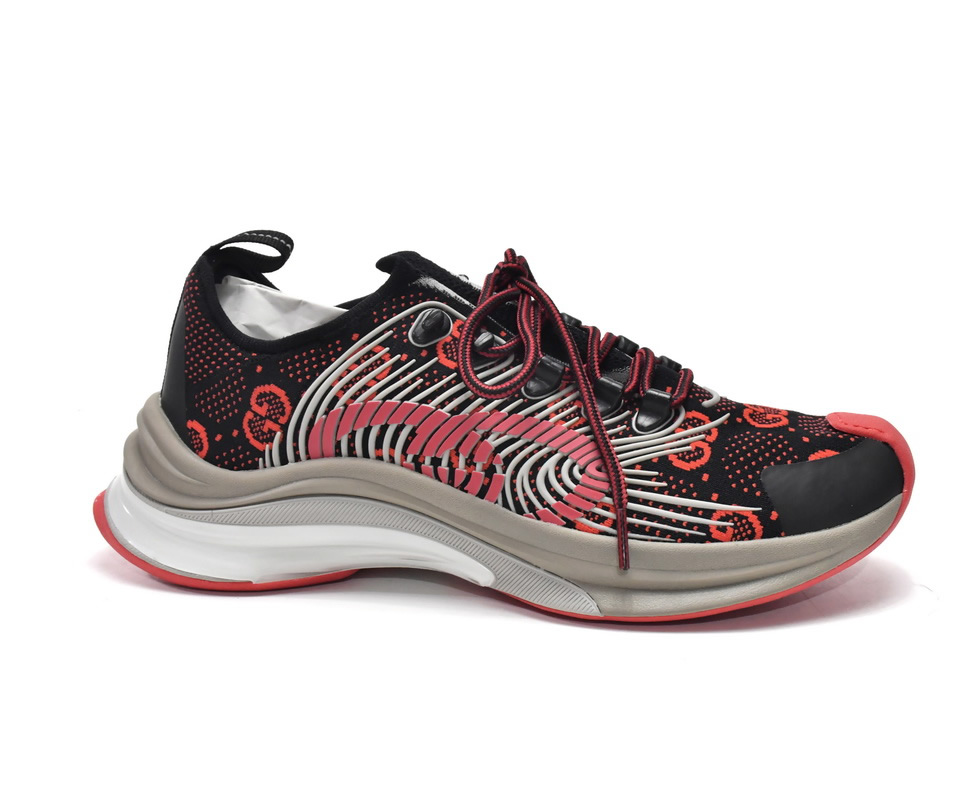 Gucci Run Sneakers Black Red 680900 Usn10 8490 2 - kickbulk.co