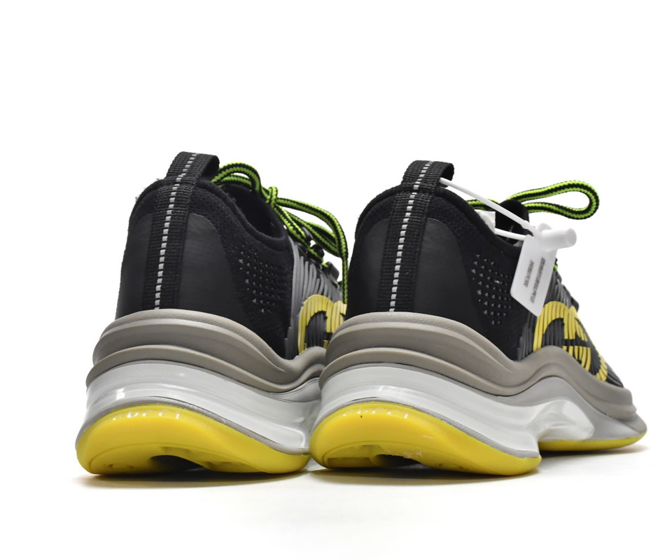 Gucci Run Sneakers Black Yellow 680939 Usm10 8480 5 - kickbulk.co