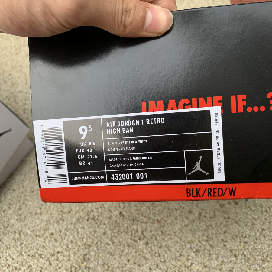 Nike Air Jordan 1 Banned Aj1 432001 001 17 - kickbulk.co