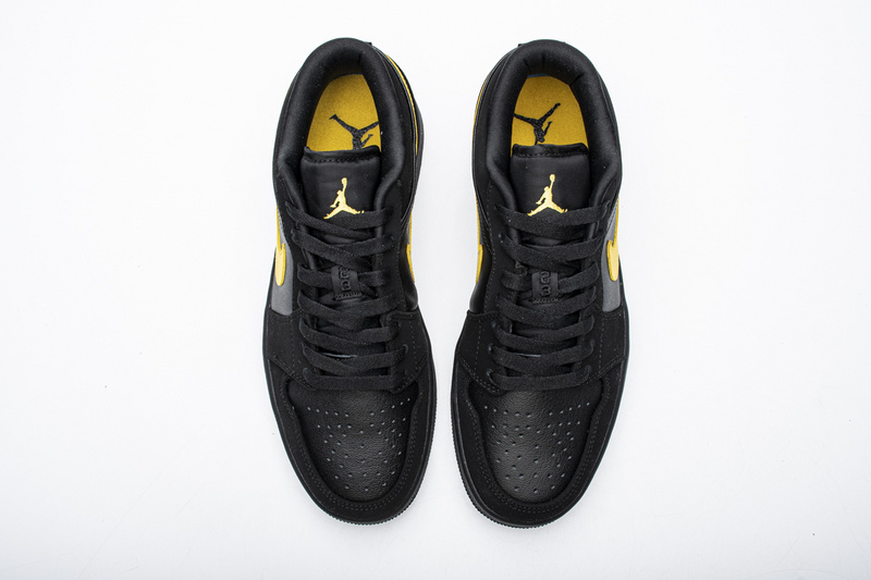 Nike Air Jordan 1 Low Black Gold 553558 071 2 - kickbulk.co