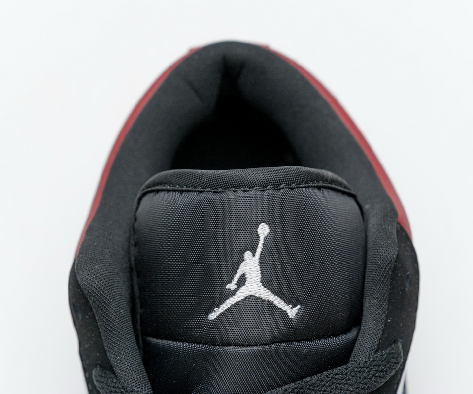 Nike Air Jordan 1 Low Black Toe 553558 116 11 - kickbulk.co