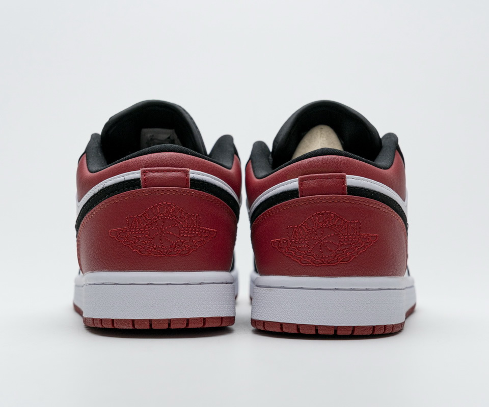 Nike Air Jordan 1 Low Black Toe 553558 116 9 - kickbulk.co