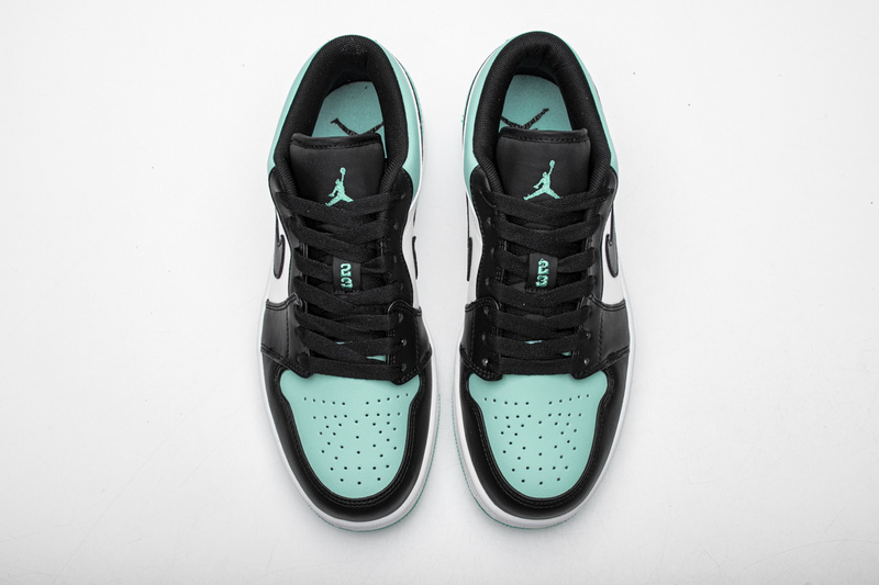 Nike Air Jordan 1 Low Emerald Toe 553558 117 2 - kickbulk.co