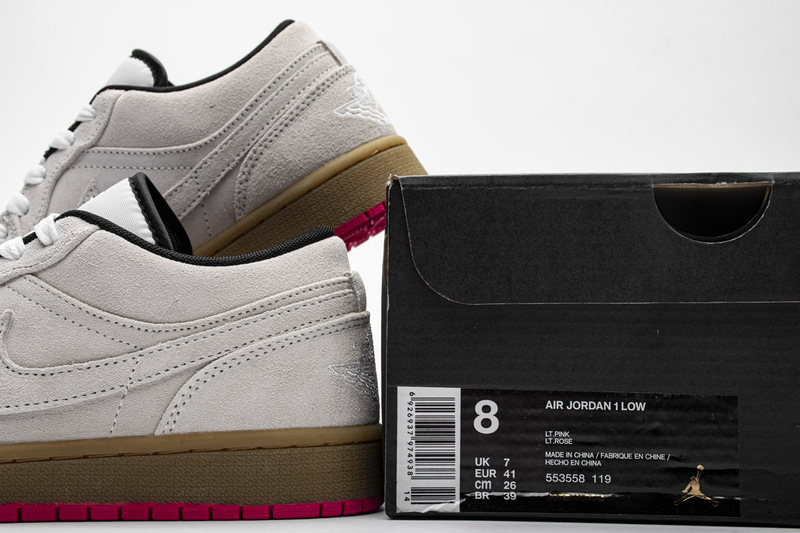 Nike Air Jordan 1 Low Hyper Pink 553558 119 8 - kickbulk.co