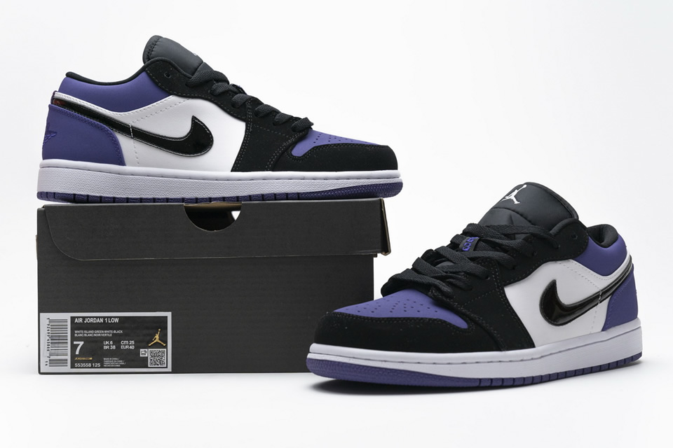 Nike Air Jordan 1 Low Court Purple 553558 125 3 - kickbulk.co