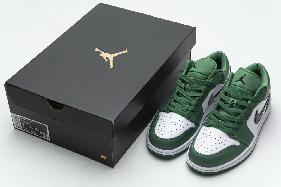 Nike Air Jordan 1 Low Pine Green 553558 301 4 - kickbulk.co