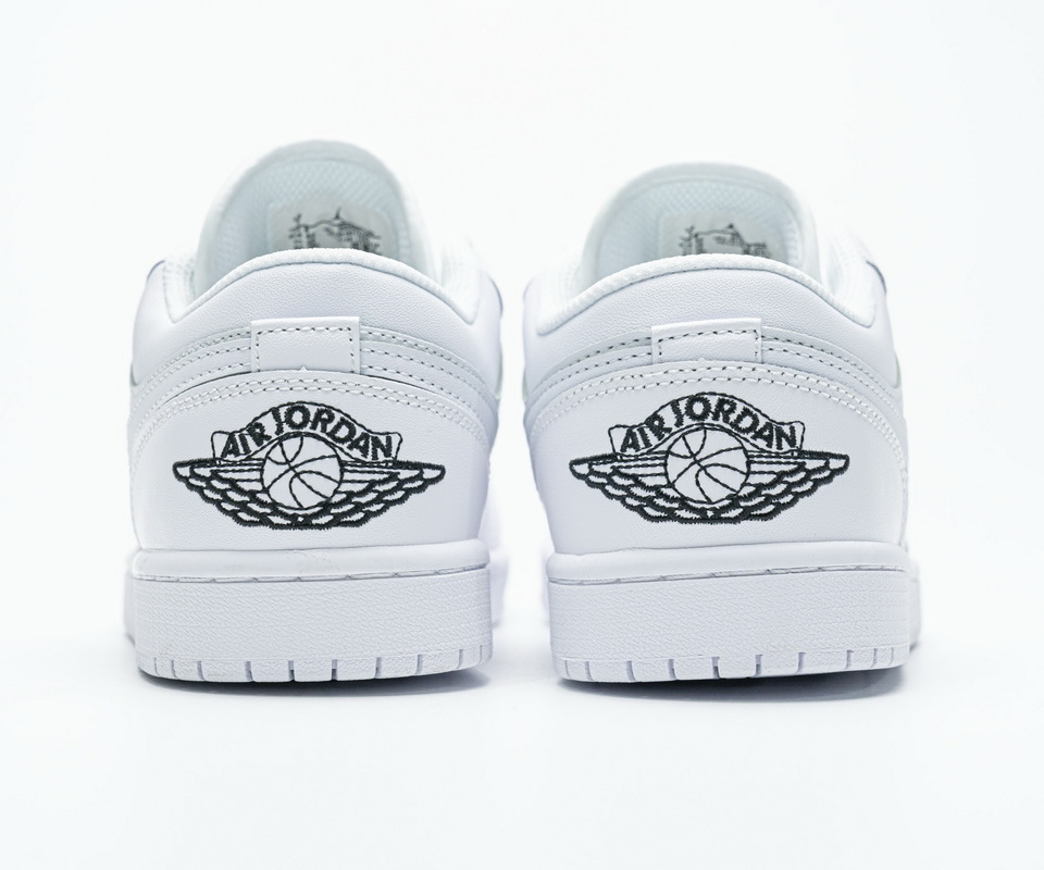 Nike Air Jordan 1 Low White Black 553560 101 5 - kickbulk.co