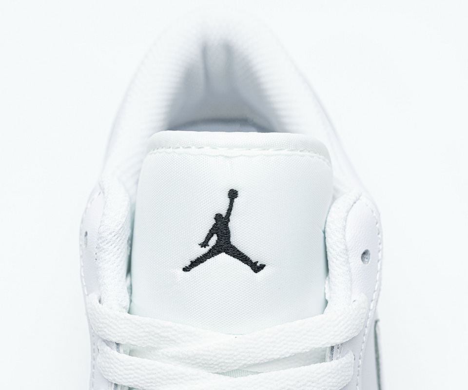Nike Air Jordan 1 Low White Black 553560 101 9 - kickbulk.co