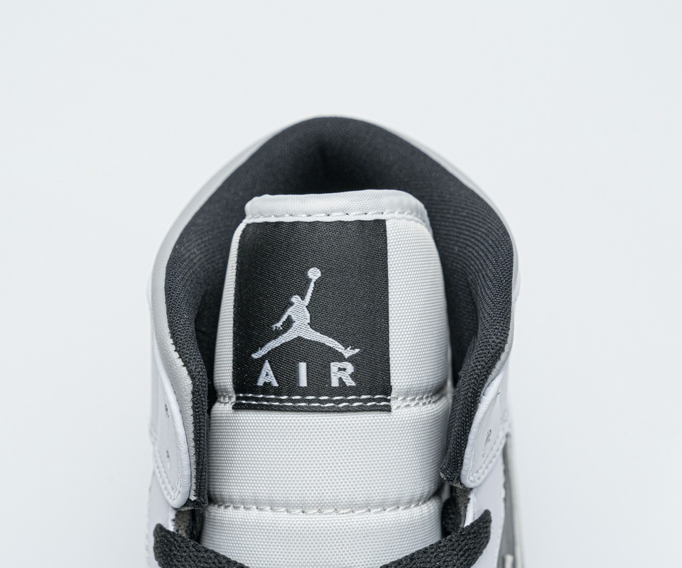 Nike Air Jordan 1 Mid White Shadow Black 554724 073 10 - kickbulk.co
