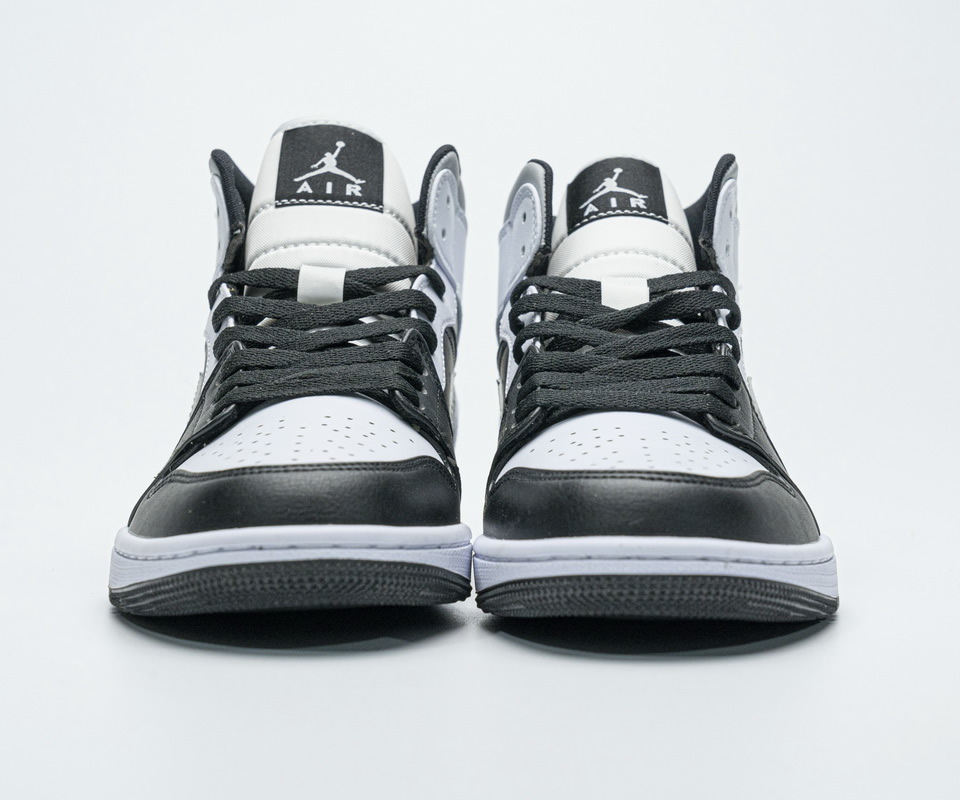 Nike Air Jordan 1 Mid White Shadow Black 554724 073 6 - kickbulk.co