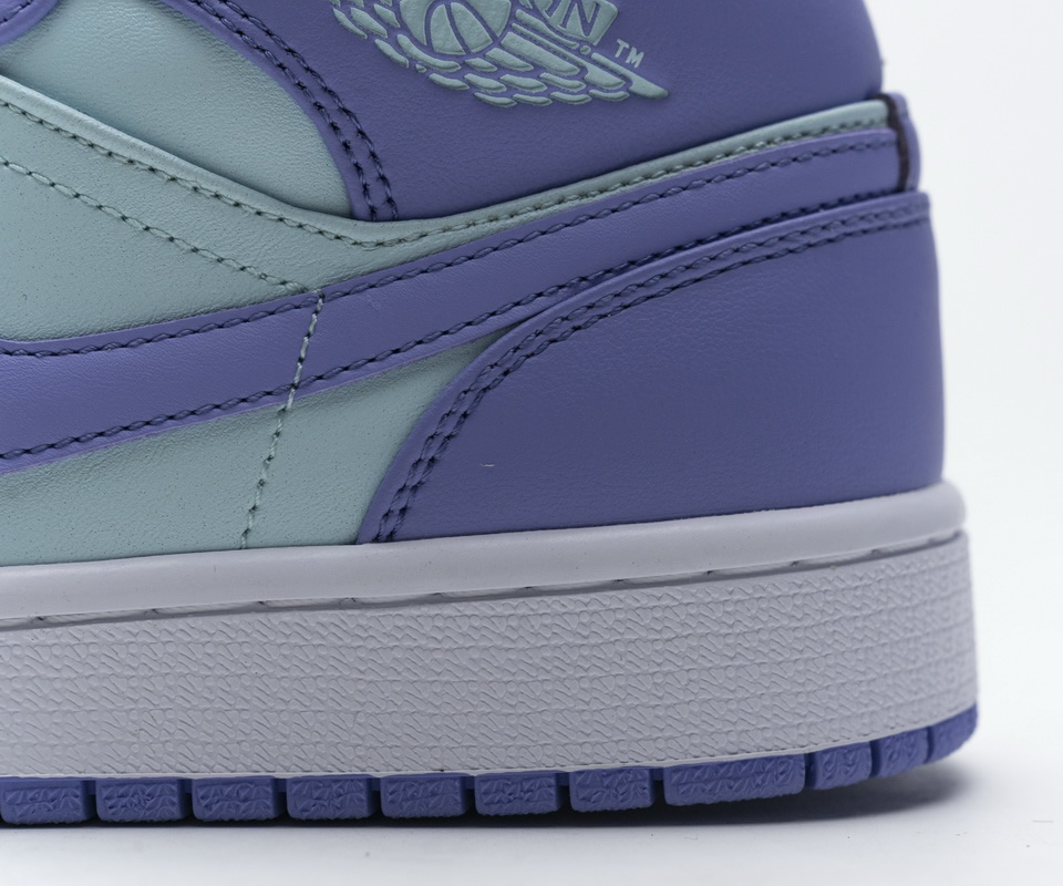 Nike Air Jordan 1 Mid Purple Aqua Blue 554725 500 15 - kickbulk.co