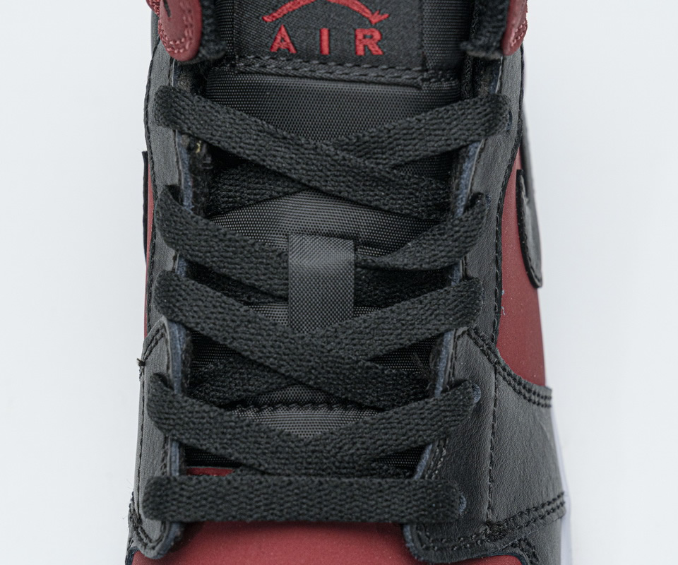 Nike Air Jordan 1 Mid Banned Gym Red Black 554725 610 11