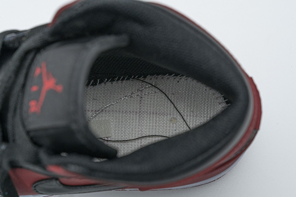 Nike Air Jordan 1 Mid Banned Gym Red Black 554725 610 16 - kickbulk.co