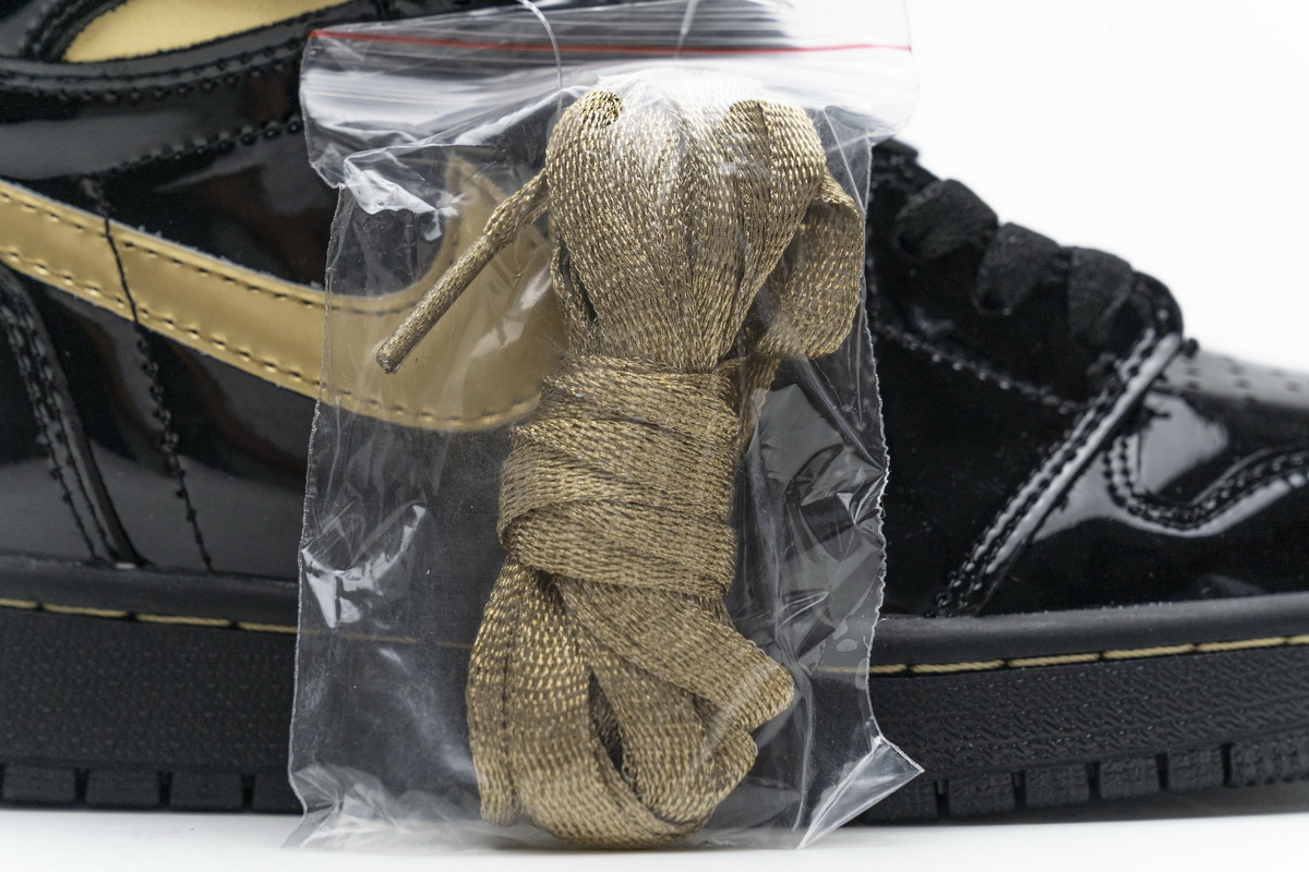 Air Jordan 1 High Og Black Gold Patent Leather New Release Date 555088 032 10 - kickbulk.co