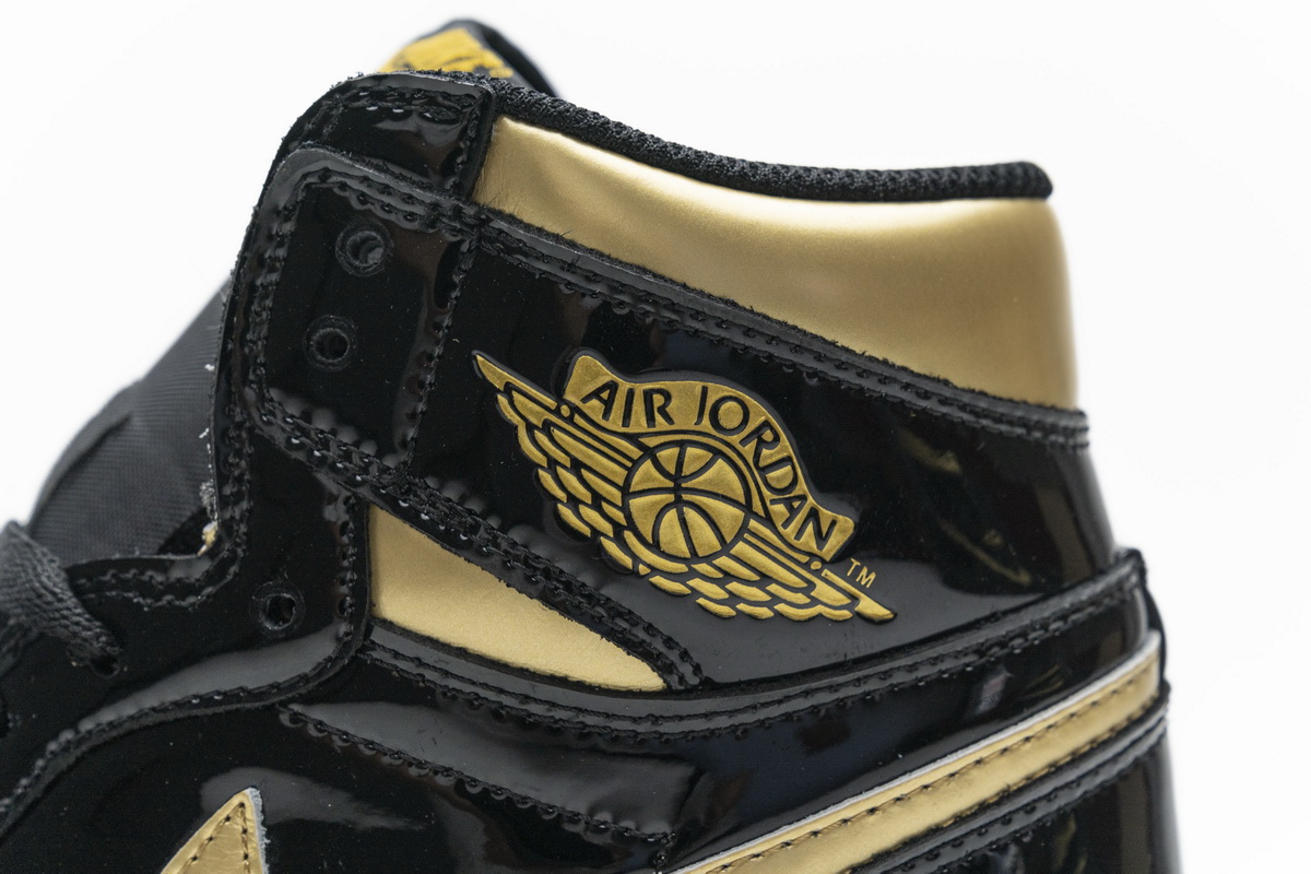 Air Jordan 1 High Og Black Gold Patent Leather New Release Date 555088 032 11 - kickbulk.co