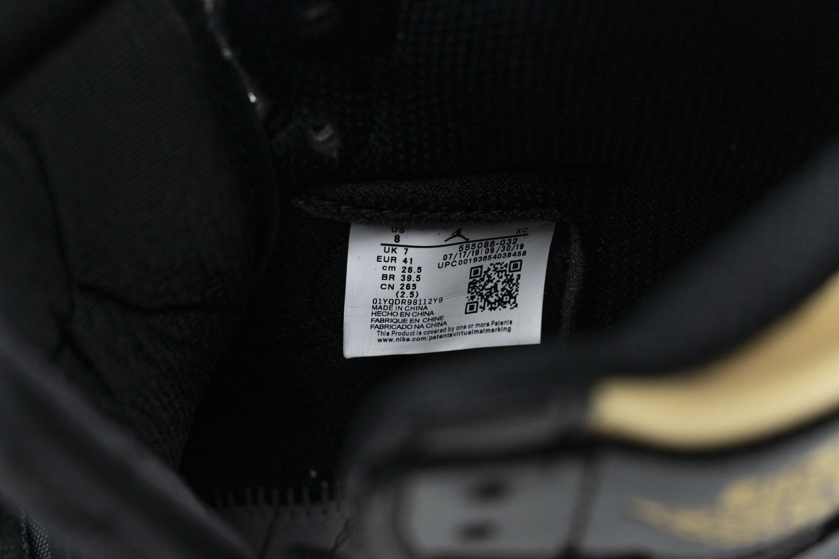 Air Jordan 1 High Og Black Gold Patent Leather New Release Date 555088 032 17 - kickbulk.co