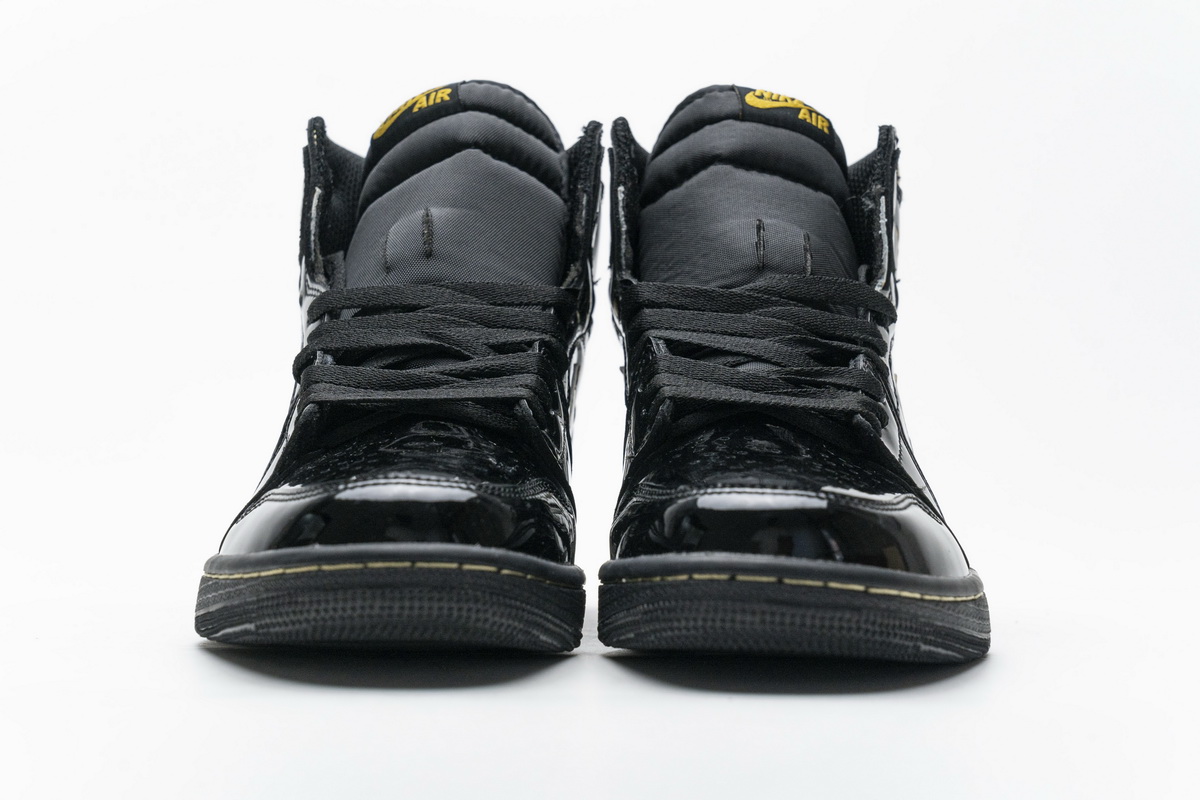 Air Jordan 1 High Og Black Gold Patent Leather New Release Date 555088 032 3 - kickbulk.co