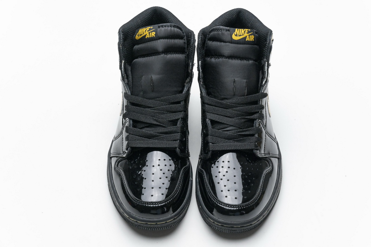 Air Jordan 1 High Og Black Gold Patent Leather New Release Date 555088 032 5 - kickbulk.co