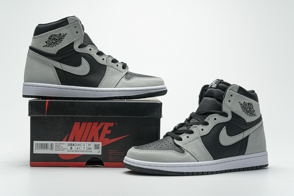 Nike Air Jordan 1 Shadow 2 Black Light Smoke Grey 555088 035 3 - kickbulk.co