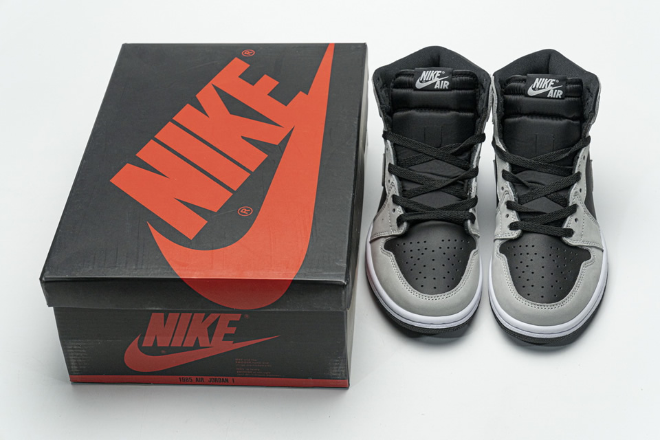 Nike Air Jordan 1 Shadow 2 Black Light Smoke Grey 555088 035 4 - kickbulk.co