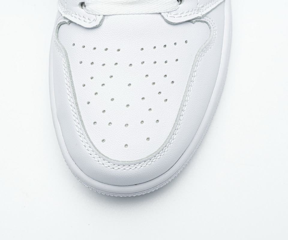Nike Air Jordan 1 High All White 555088 111 12 - kickbulk.co
