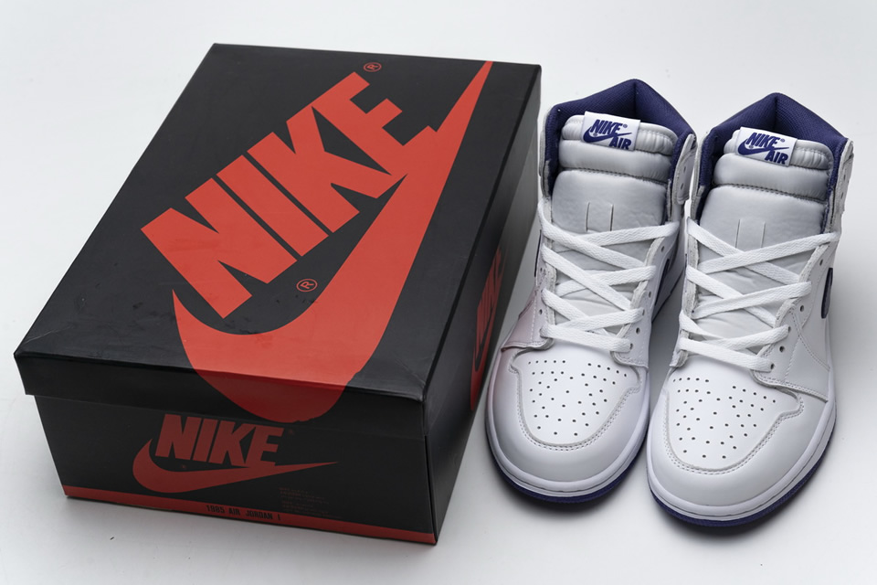 Nike Air Jordan 1 Retro High Og White Purple 555088 115 6 - kickbulk.co
