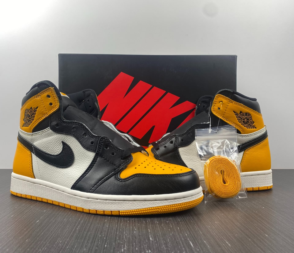 Air Jordan 1 Og High Yellow Toe 555088 711 7 - kickbulk.co